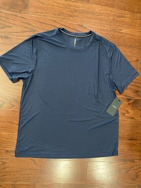 Ten Thousand Mens Interval Shirt XL Blue Performance Athletic NWT Wicking Tee